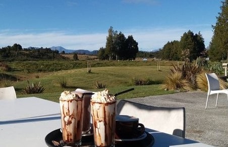 Milkshakes and Coffee at the West Coast Treetop Walk & Cafe in Hokitika